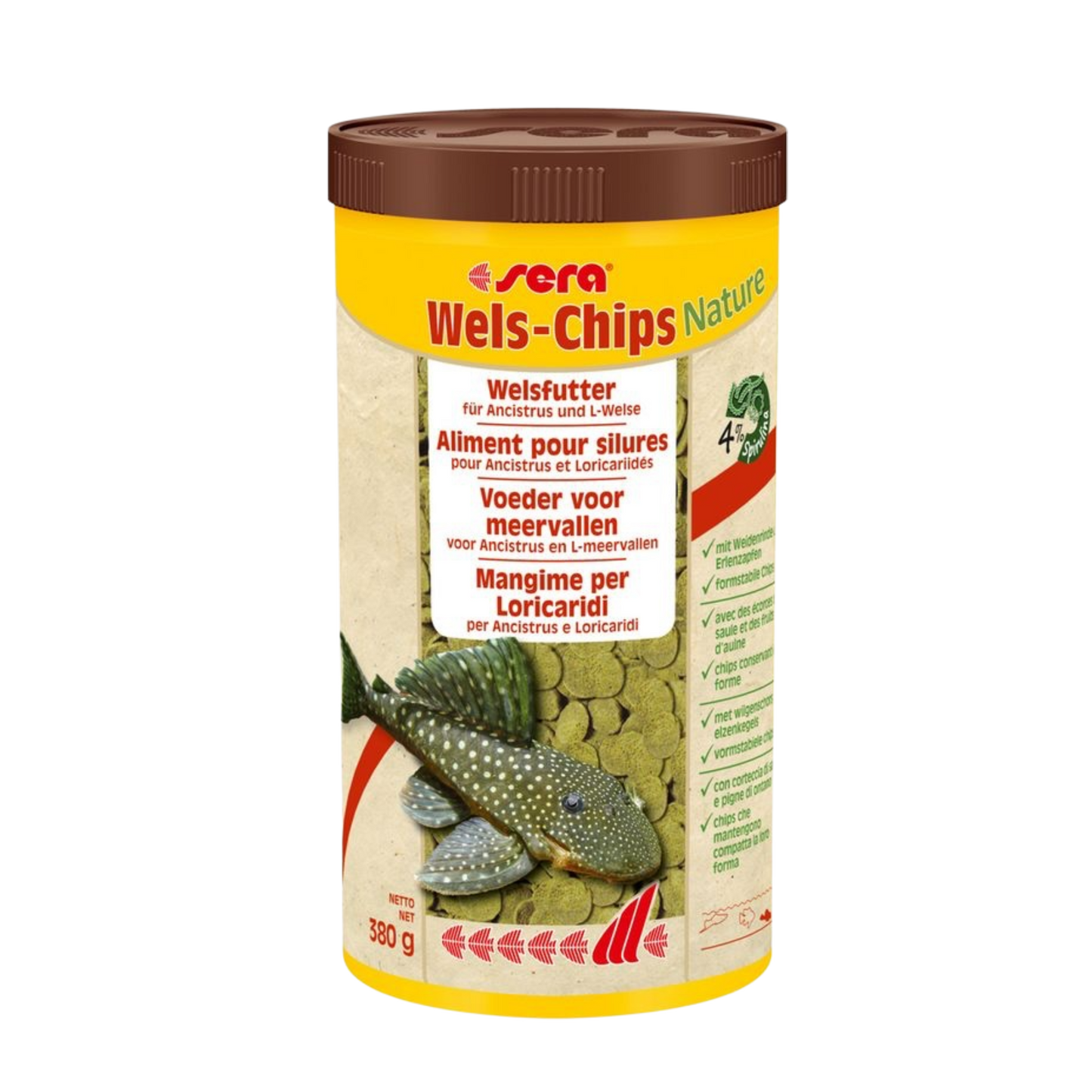 Sera Wels-Chips Nature - 250ml