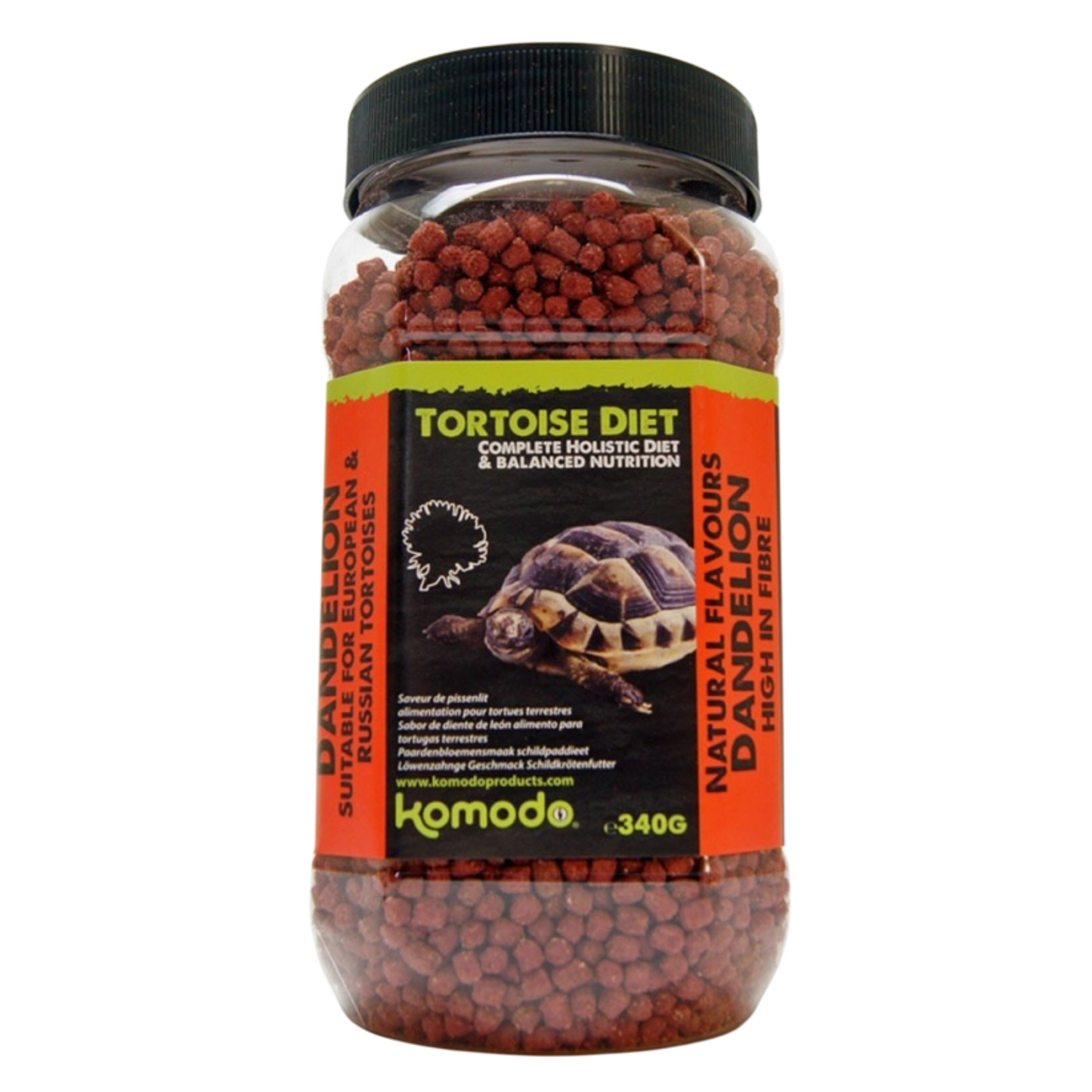 Komodo Tortoise Diet Dandelion Szárazföldi teknős eledel | 340g