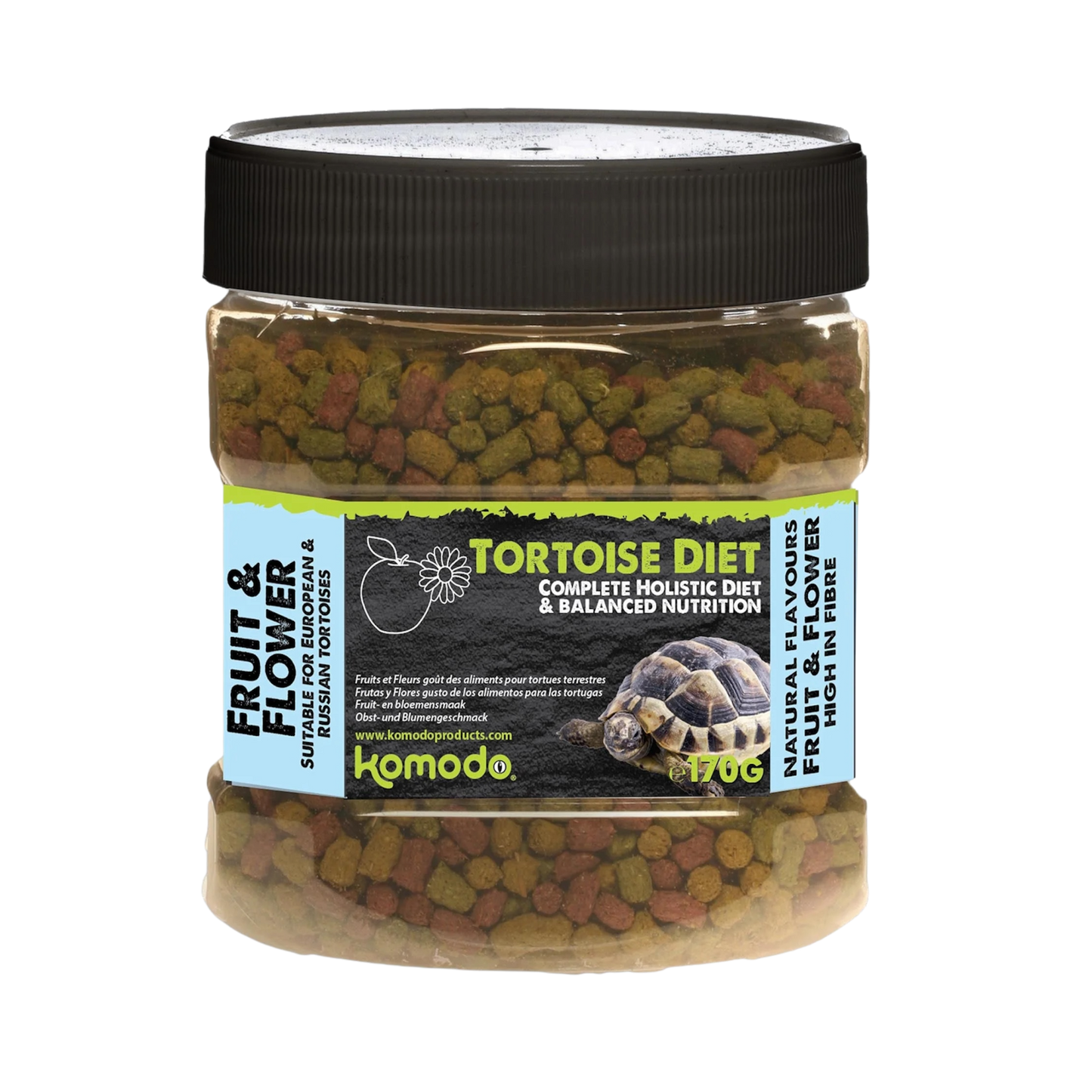 Komodo Tortoise Diet Fruit & Flower Szárazföldi teknős eledel | 170g