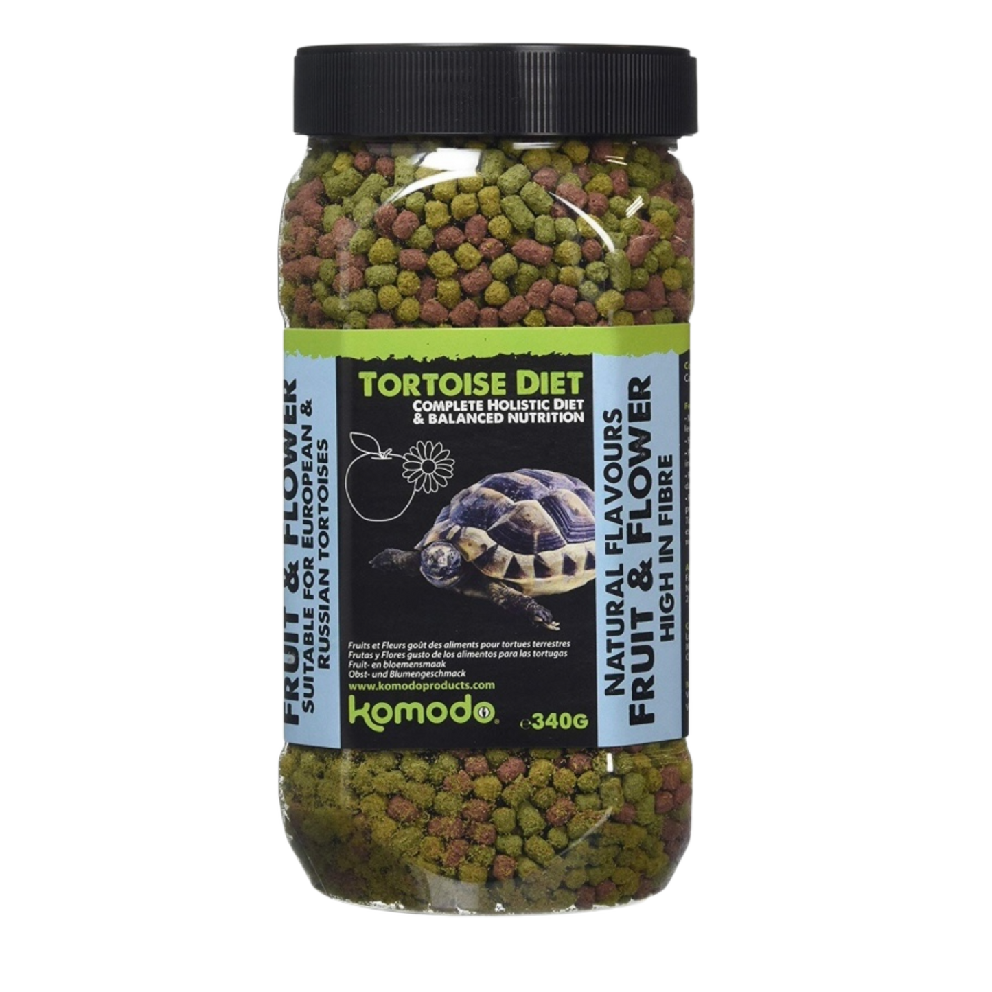 Komodo Tortoise Diet Fruit & Flower Szárazföldi teknős eledel | 340g