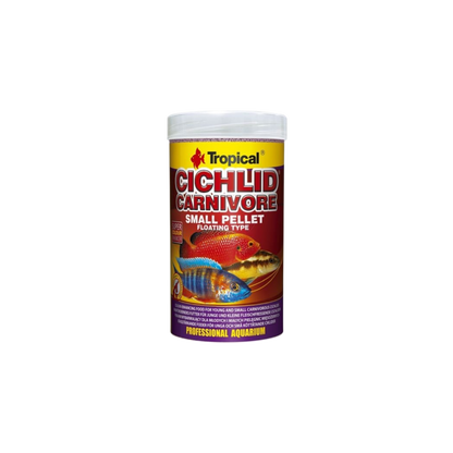 Tropical Cichlid Carnivore Small Pellet 250ml/90g
