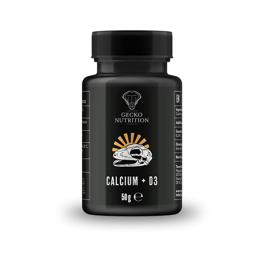 Gecko Nutrition - Calcium +D3 - 50g