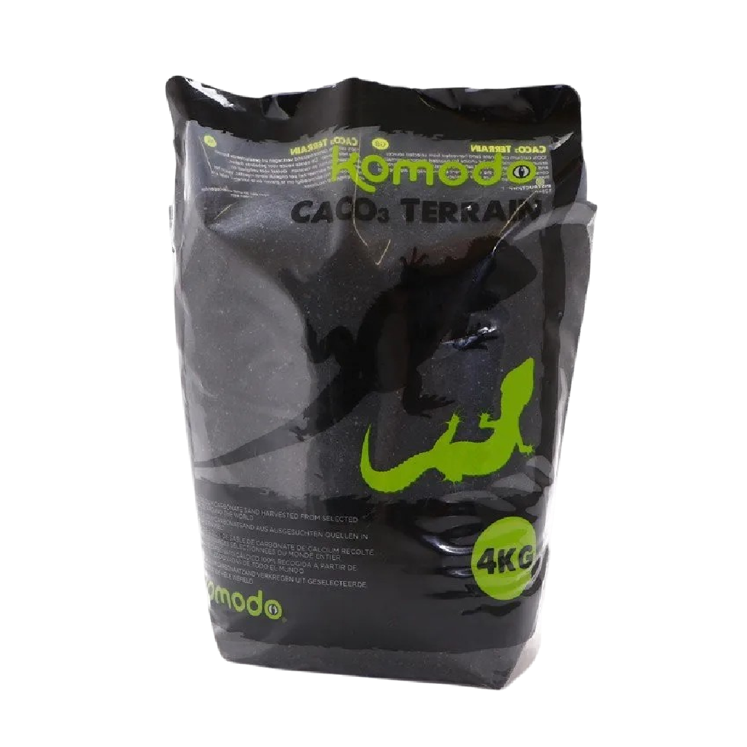 Komodo CaCo3 Fekete Homok - 4kg